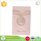 2014 romantic bride groom english wedding invitation card