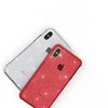 for iphone x phone case Anti-skid bumper glitter shiny soft shell 4 corner shockproof back cover for iphone xs crystal case