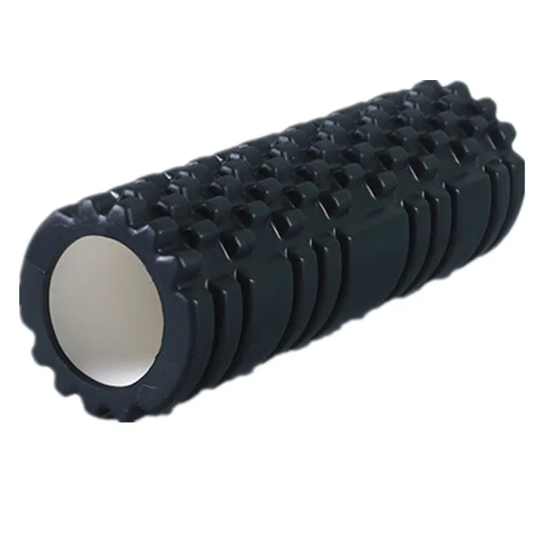 Medicine foam roller 12"4" with grid for deep tissue massage and muscle therapy eva yoga roller fitness equipment
