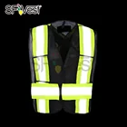 Wholesale reflective safety vest with pockets hi vis reflective safety vest