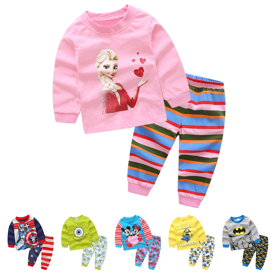 Baby Boys Girls Clothes Cartoon Hero Princess Pattern Outfits Kids Tops + Pants Sets Children Suit Toddler Cotton Clothes, As picture
Baby Boys Girls Clothes Cartoon Hero Princess Pattern Outfits Kids Tops + Pants Sets Children Suit Toddler Cotton Clothes, As picture