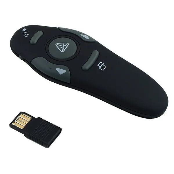 2.4 GHz Wireless USB PowerPoint Presenter Remote Control Laser RF Pointer Pen Wholesale