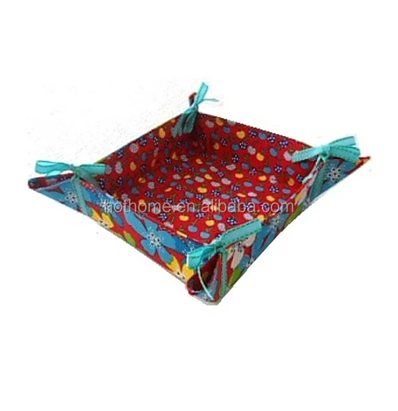 gift idea french bread basket fabric basket sewing tutorial
