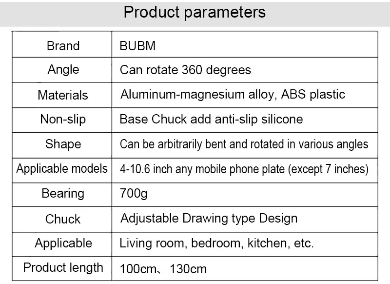 BUBM Heißer Verkauf Flexible Verstellbaren Ständer Halter Für IPAD - ANKUX.COM