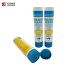 Wholesale Customized Packaging Offset Printing Extruded Cosmetic Plastic Tube Flip Top Cap