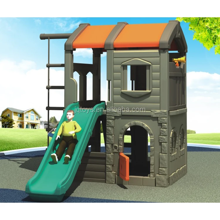 toy house with slide