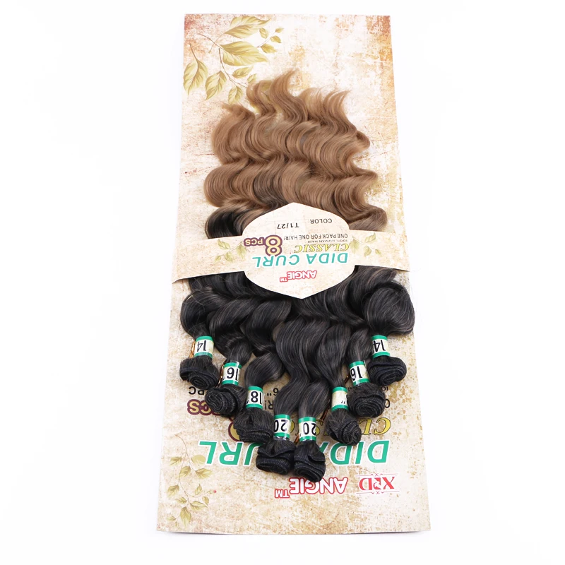 New Fashion Style Hair Weaves Online Synthetic Hair Bundles 8pcs