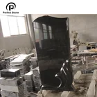 Classical Tombstone Granite Shanxi Black Granite For Tombstone