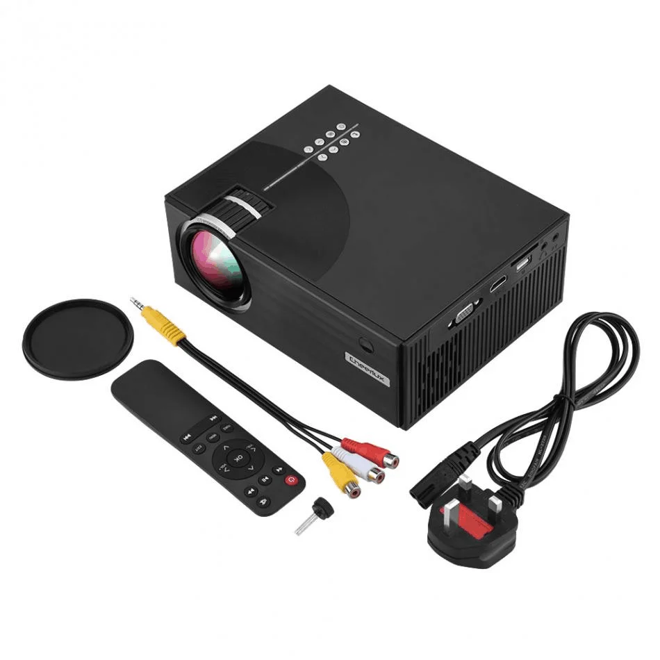 Cheerlux 2019 Upgraded C7 Portable LED Projector Multimedia Home Theater Video Projector Support 1080P, Black
Cheerlux 2019 Upgraded C7 Portable LED Projector Multimedia Home Theater Video Projector Support 1080P, Black