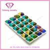 Wholesale Barrel Shape Cabochon Dichroic Glass Stone Bead for Jewelry