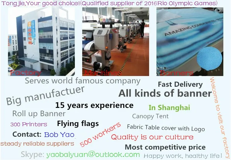 Outdoor Advertising Banner Custom Full Color Printing Service
