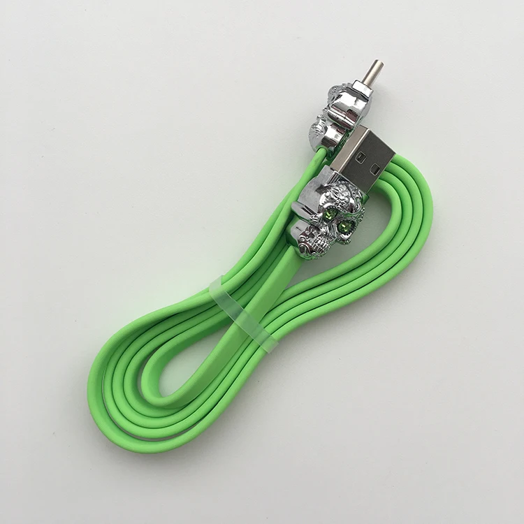 Wholesale china supplier cellphone charger micro 1m round 2.4A usb data cable - ANKUX.COM