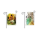 China gold supplier cheap decorative outdoor garden flags