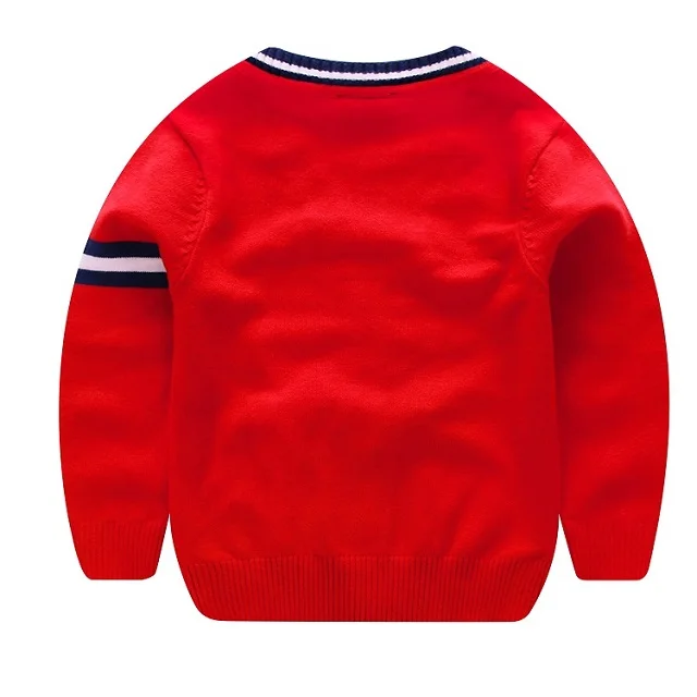 Spring primary school kids sweater, V neck children sweater, boy's clothes children cardigan
Spring primary school kids sweater, V neck children sweater, boy's clothes children cardigan