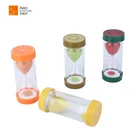 Promotional unique custom fruit hourglass shower/learning sand timer wholesale