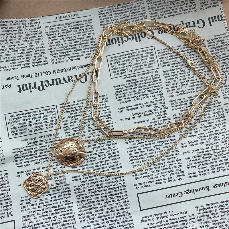DanYuan fashion vintage 18k gold coin necklace gold metal coin necklace unisex couple multilayered necklace women sexy summer, Picture
DanYuan fashion vintage 18k gold coin necklace gold metal coin necklace unisex couple multilayered necklace women sexy summer, Picture