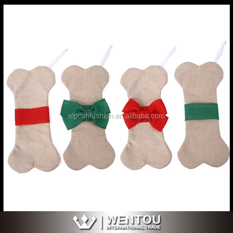 Wholesale Custom Personalized Dog Bone Christmas Socks