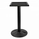 Strong well performed cast iron pub height table base with black powder coating finish