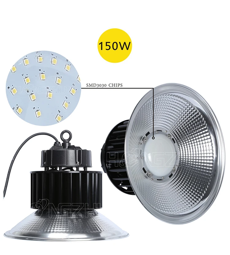 high lumen SMD 3030 led shop high bay lights with 3 years warranty