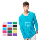 Sport Soft Running Clothing Plus Size Personalised Oem Custom Long Sleeve T-shirt