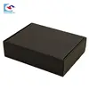 Custom made strong carton folding black kraft corrugated shipping box