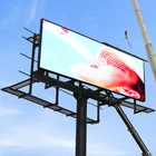 High brightness highway led board sign outdoor P10 full color SMD DIP display screen billboard mobile trailer led panel