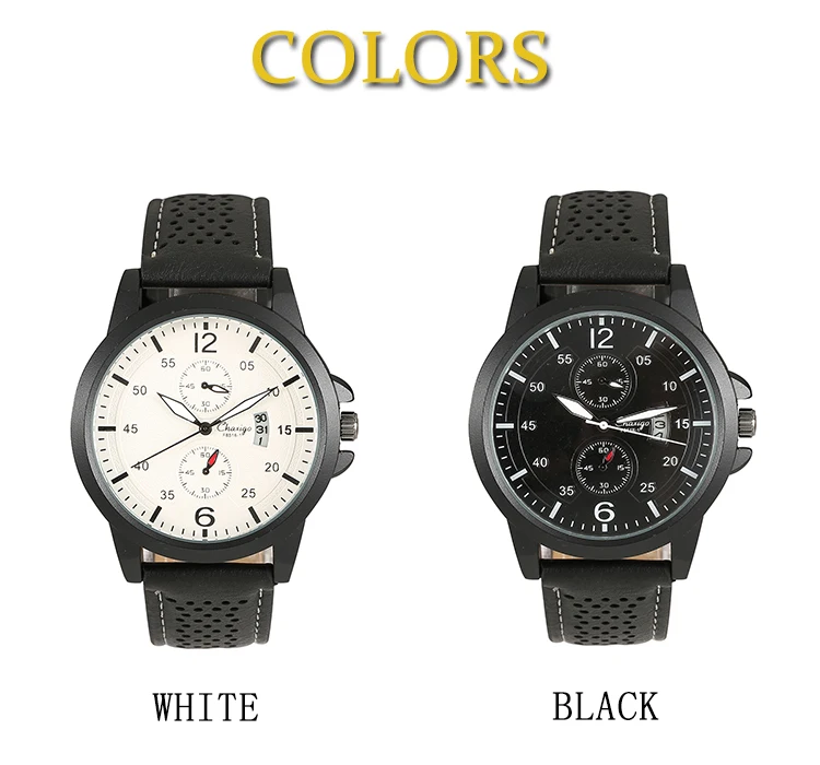 chaxigo 顶级品牌黑色石英手表 montre 日本 movt 帆布手表男士男性