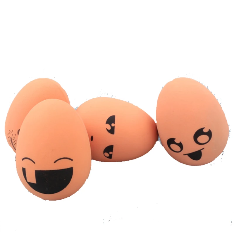 OnnPnnQ 1pcs Bouncing Realistic Egg Dog Cat Toy expression Ball Resistant Chew Funny Puppy Training Interactive Pet Supplies