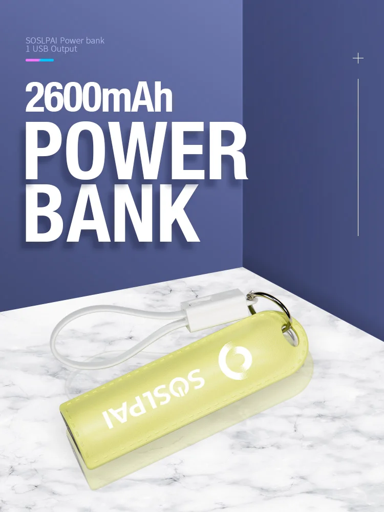 High quality waterproof selfie power bank 2500 mah credit card power bank qi charger - ANKUX.COM