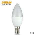 LED キャンドル電球 E14 E27 3 ワット 4 ワット 5 ワット 6 ワット 7 ワット 8 ワット炎 LED 電球キャンドルランプ光、 LED-C37