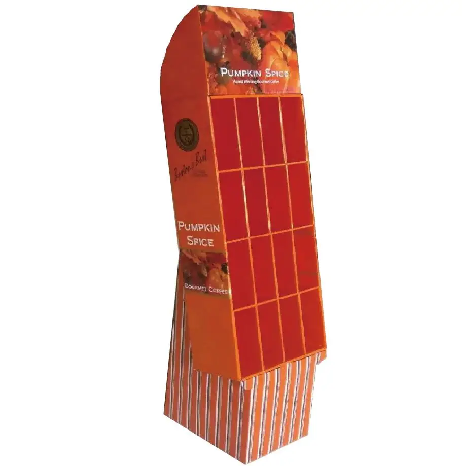 big size retail shop floor display stand promotion counter cdu