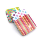 Small square custom printed candy tin can be food safe tin box for candy packaging tin