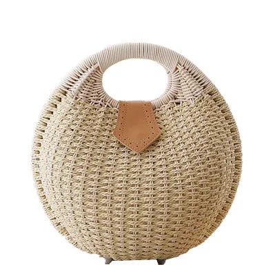 New Style Fashion Woven Lovely Casual Tote Bag Handmade Women Rattan Shell Hand Bag, Yellow and green
New Style Fashion Woven Lovely Casual Tote Bag Handmade Women Rattan Shell Hand Bag, Yellow and green