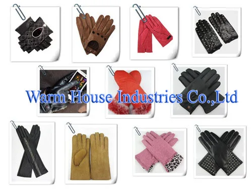 2016 Hot Fashion Cheap Genuine Leather for Women Gloves