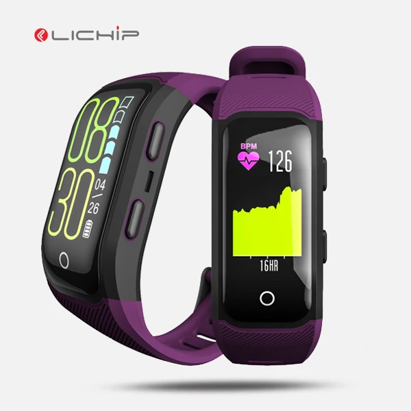 

LICHIP L248 Swimming smart bracelet wrist band IP68 waterproof sport outdoor S908 S908S GPS heart rate arm count laps time runn