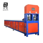 Semiautomatic cnc iron steel pipes hole drilling punch press machine for long aluminum tube