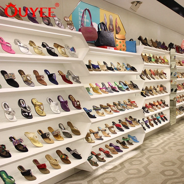 shoes display gondola wall display shelf special shoe store