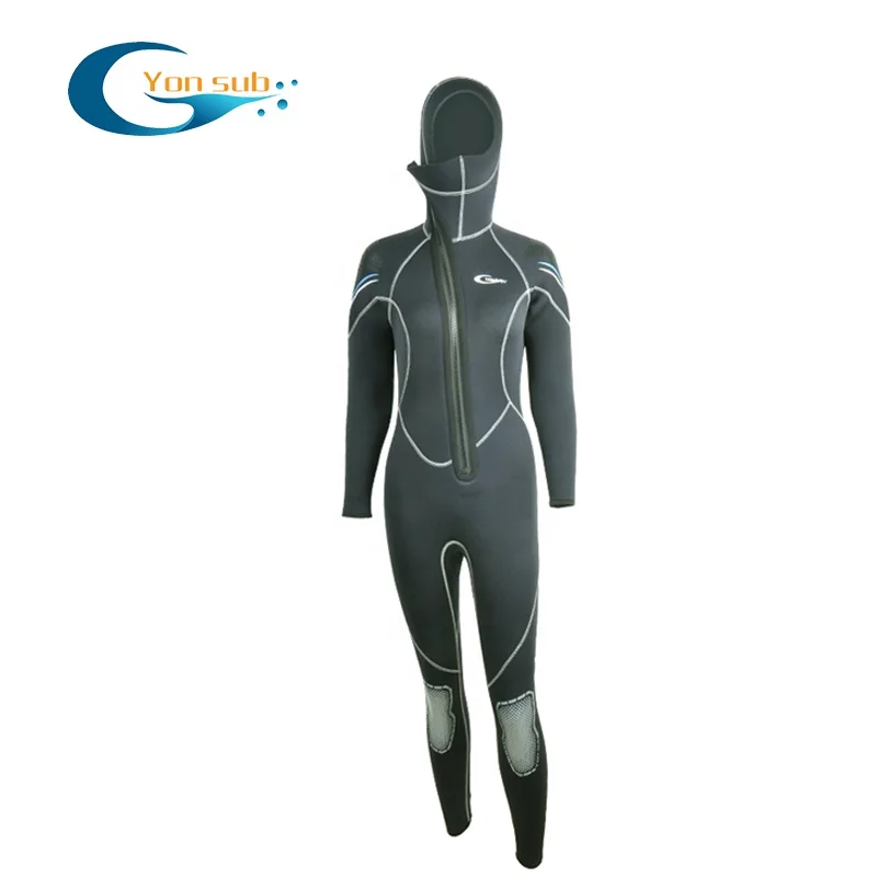YONSUB Neoprene Long Sleeves 5MM Neoprene For Women Front Zipper With Hood, Black
YONSUB Neoprene Long Sleeves 5MM Neoprene For Women Front Zipper With Hood, Black