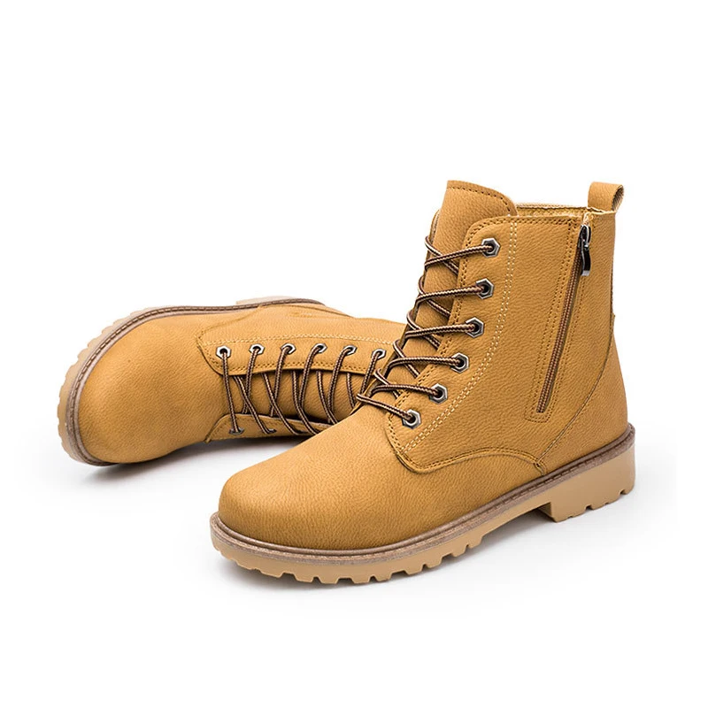 China Wholesale Cheap Men Nubuck PU Leather Zipper Up Ankle Work Boots Shoes, Black brown or customized
China Wholesale Cheap Men Nubuck PU Leather Zipper Up Ankle Work Boots Shoes, Black brown or customized