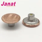 button with copper color used for jeans with high quality and Oeko-test certificate