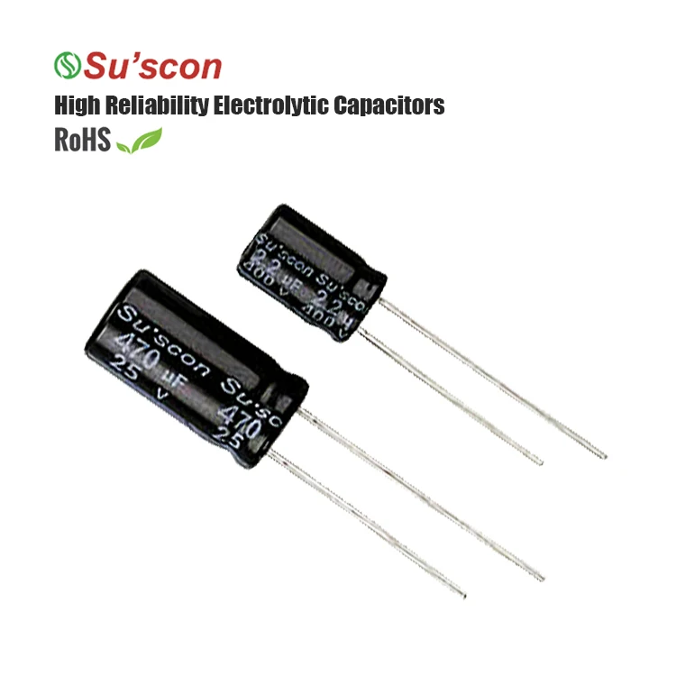 SH 10V 1000uF High temperature RADIAL High Reliability Electrolytic Capacitor