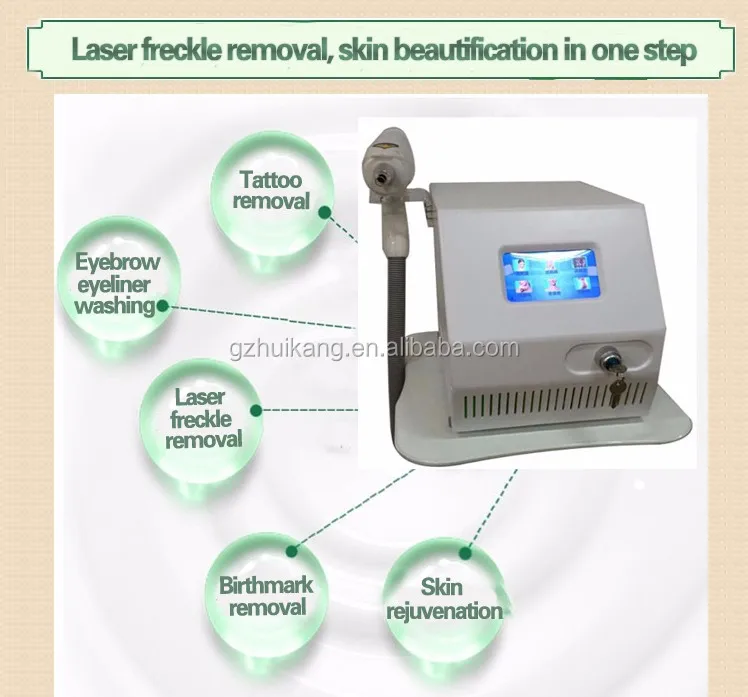 portable Nd yag laser Q switch tattoo removal machine