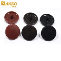 

china supplier 15mm colored plastic snap button fastener for jacket