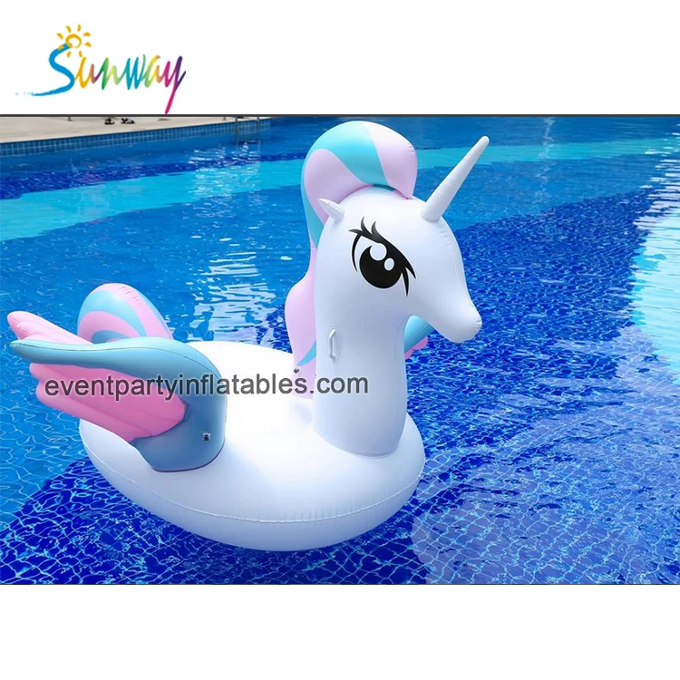 customized new style colors unicorn pool float giant inflatable