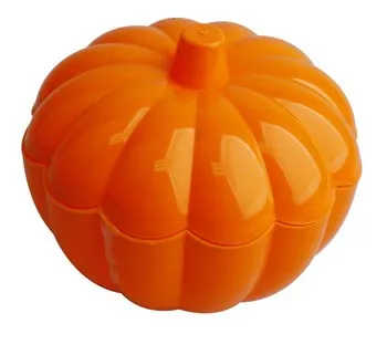 2016 New Design! Pumpkin shaped bowl lightweight pp cutlery set