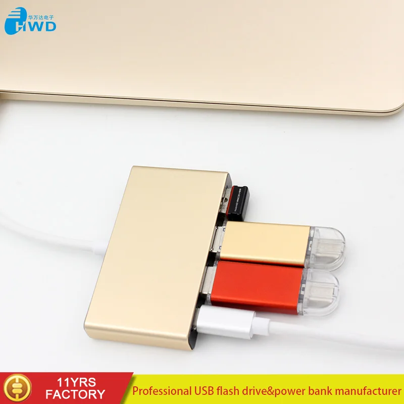 3-port usb 3.0 hub usb charging port aluminum usb hub type c new design, Gold silver gray
3-port usb 3.0 hub usb charging port aluminum usb hub type c new design, Gold silver gray