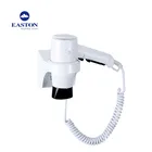 Hotel bathroom wall mounted hair dryer professional ,double insulation class II 1600W hair dryer