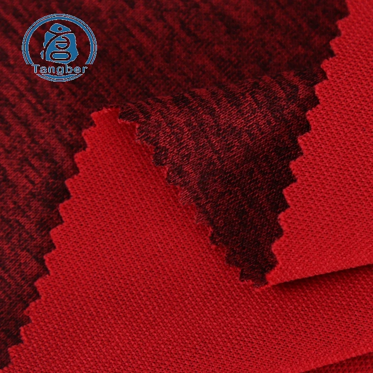 Brushed sweater knit fabric 100% Polyester Cationic Hacci Knit Fabric for garment coat sweater sportswear scarf