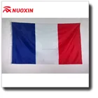 polyester printed French blue white red flag country flag