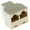 RJ 45 Ethernet Network Splitter Coupler Connector Allow two computers to share high speed DSL, cable modem and Ethernet ports